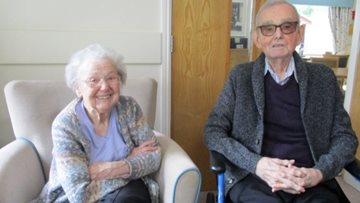 Old friends reunited at Hinckley care home